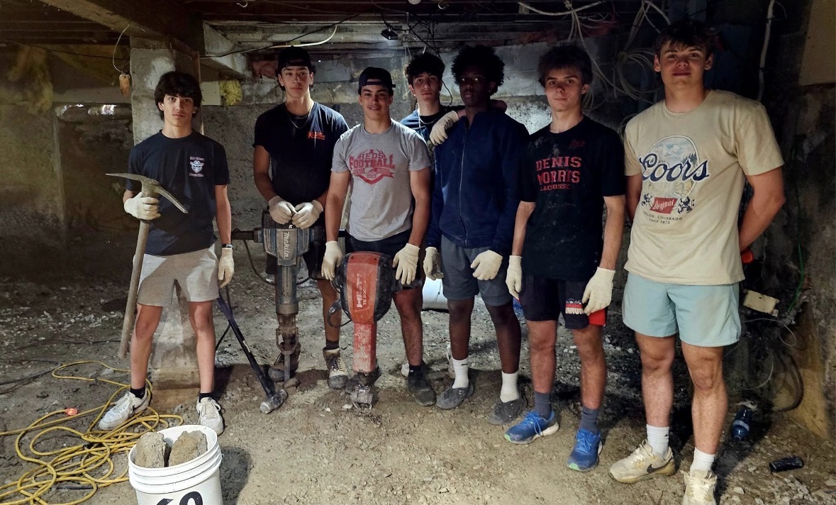 MMM crew after a long demolition shift.